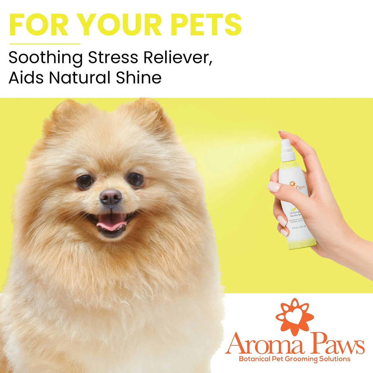 Lemongrass Vanilla Dog Coat Spray