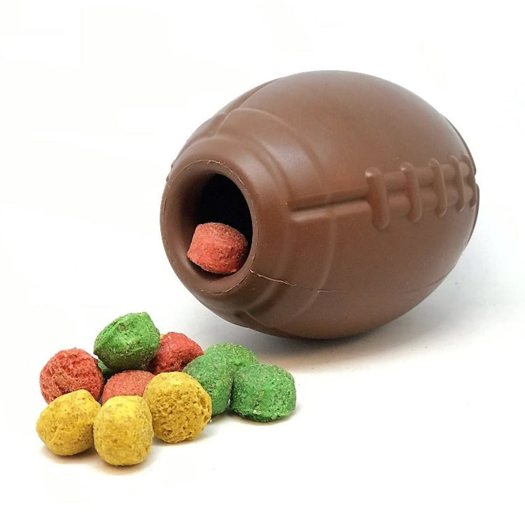 Football Dog Treat Dispenser Toy