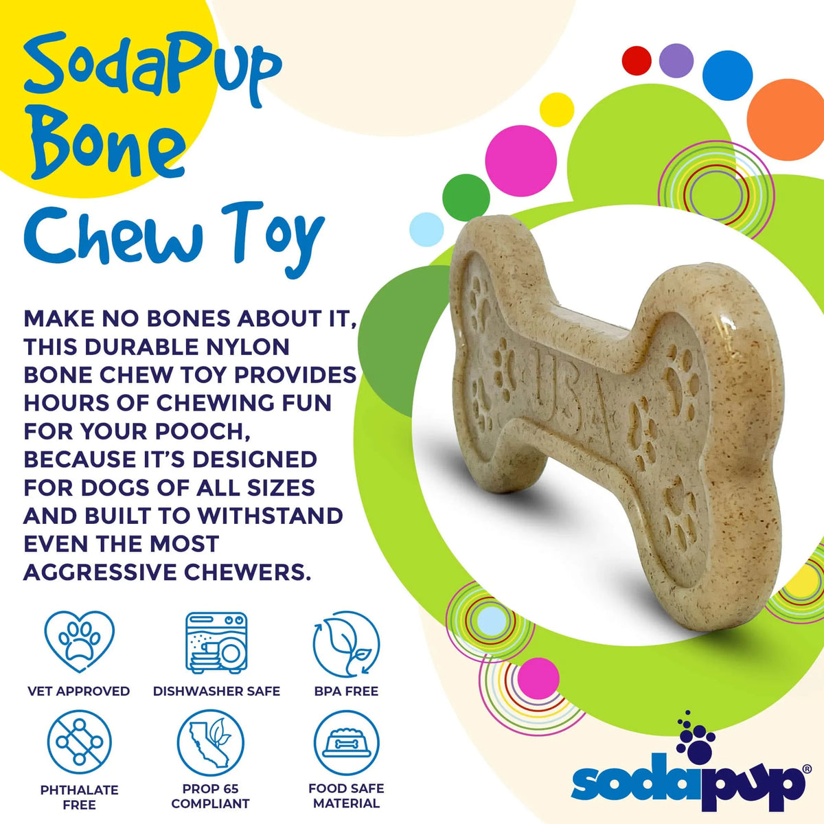 Bone Nylon Dog Chew Toy
