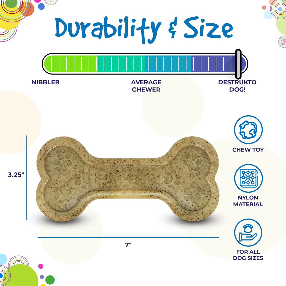 Bone Nylon Dog Chew Toy