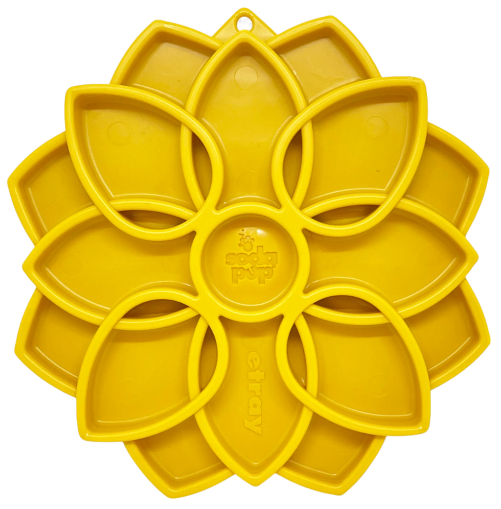 Mandala Slow Feeder Dog Bowl