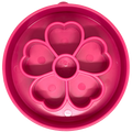 Flower Slow Feeder Dog Bowl