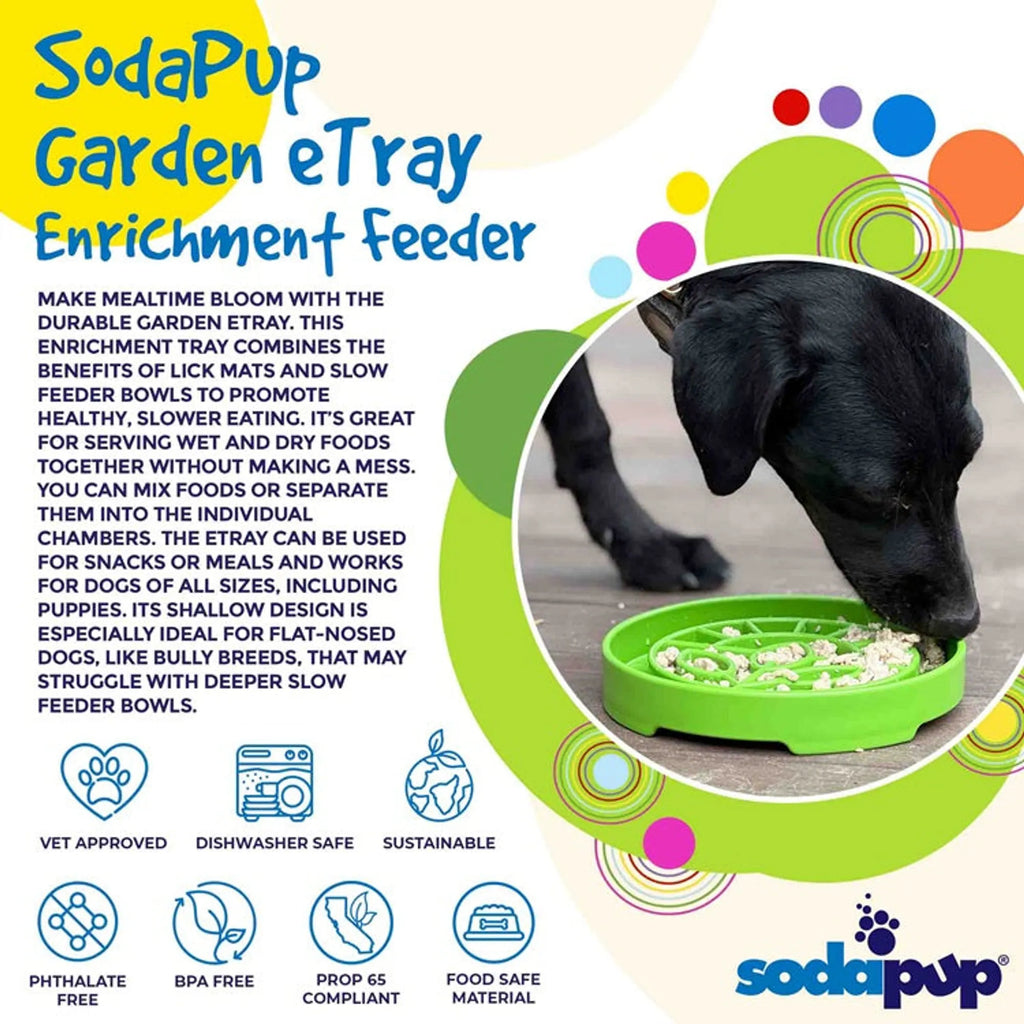 Garden Slow Feeder Dog Bowl
