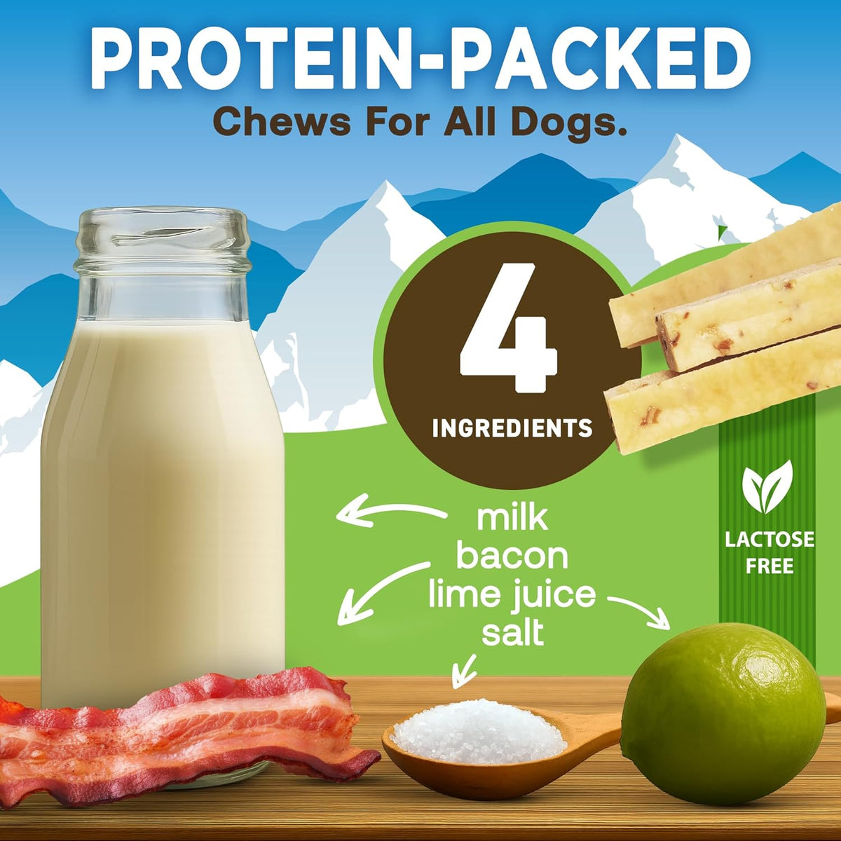 Bacon Himalayan Yak Chews for Dogs