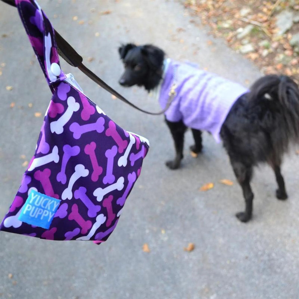 Blue Bone Dog Poop Bag Holder