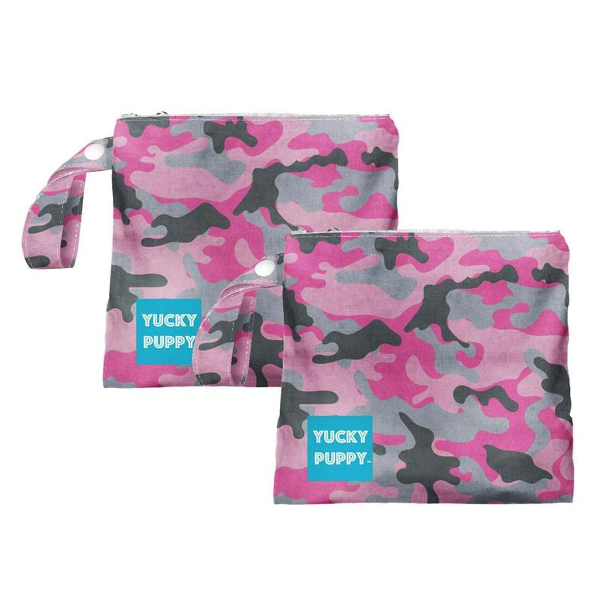 Blue Camo Dog Poop Bag Holder
